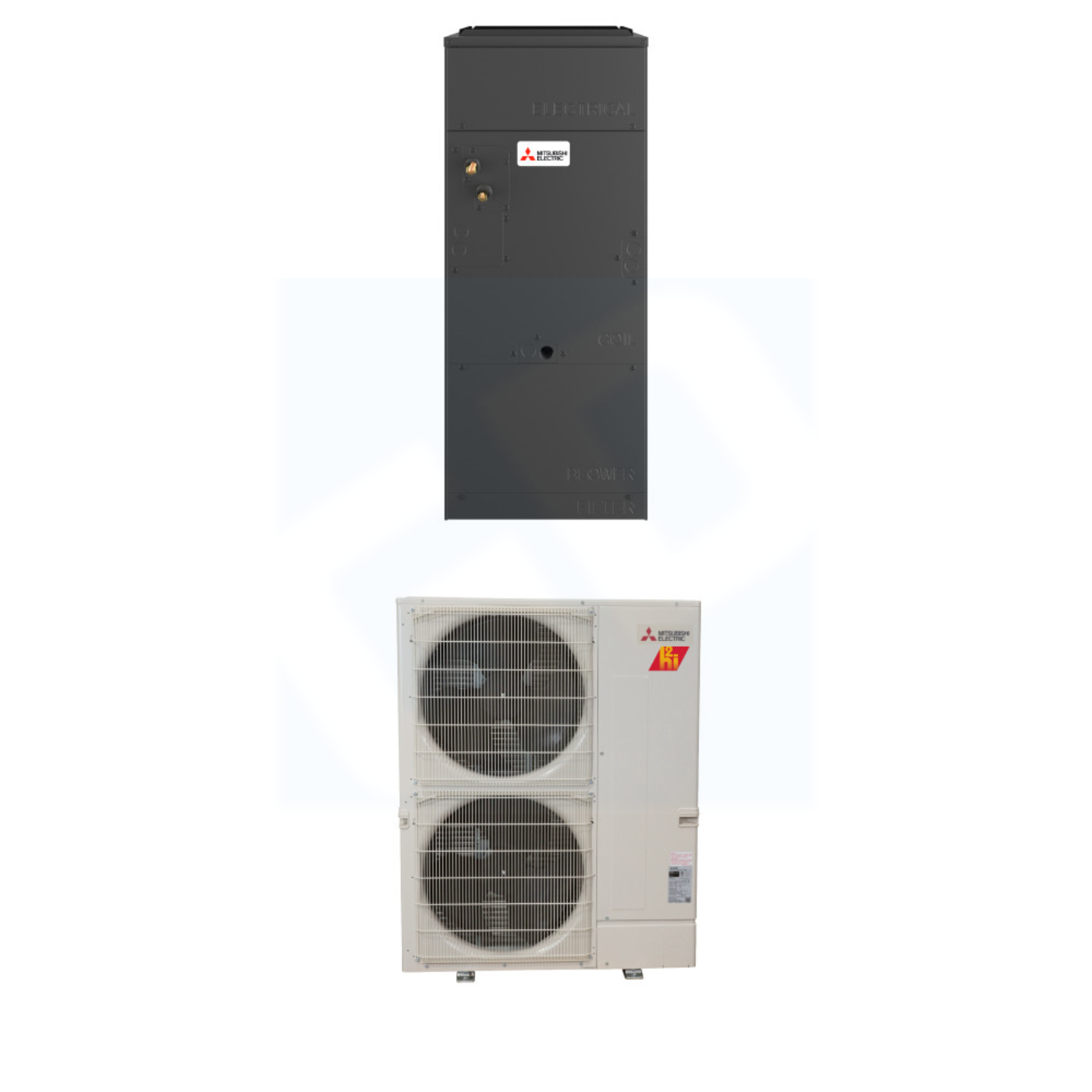 Mitsubishi Electric SVZ-AP48NL & SUZ-AK48NLHZ 48,000 BTU 18.1 SEER2 Multi-Position Ducted Air Handler Hyper-Heating H2i® System - R454B - SVZAP48NL/SUZAK48NLHZ