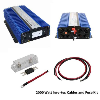Aims Power 3000 Watt Pure Sine Power Inverter Kit - KITPWRI300012S