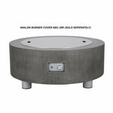 PyroMania Fire - Avalon Round Concrete Fire Pit Table - AV-CH-NG