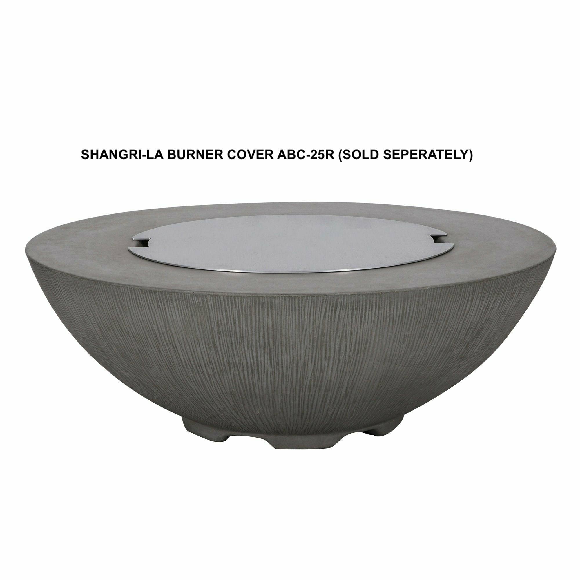 PyroMania Fire - Shangri-La Round Concrete Fire Pit Bowl - SH-CH-LP