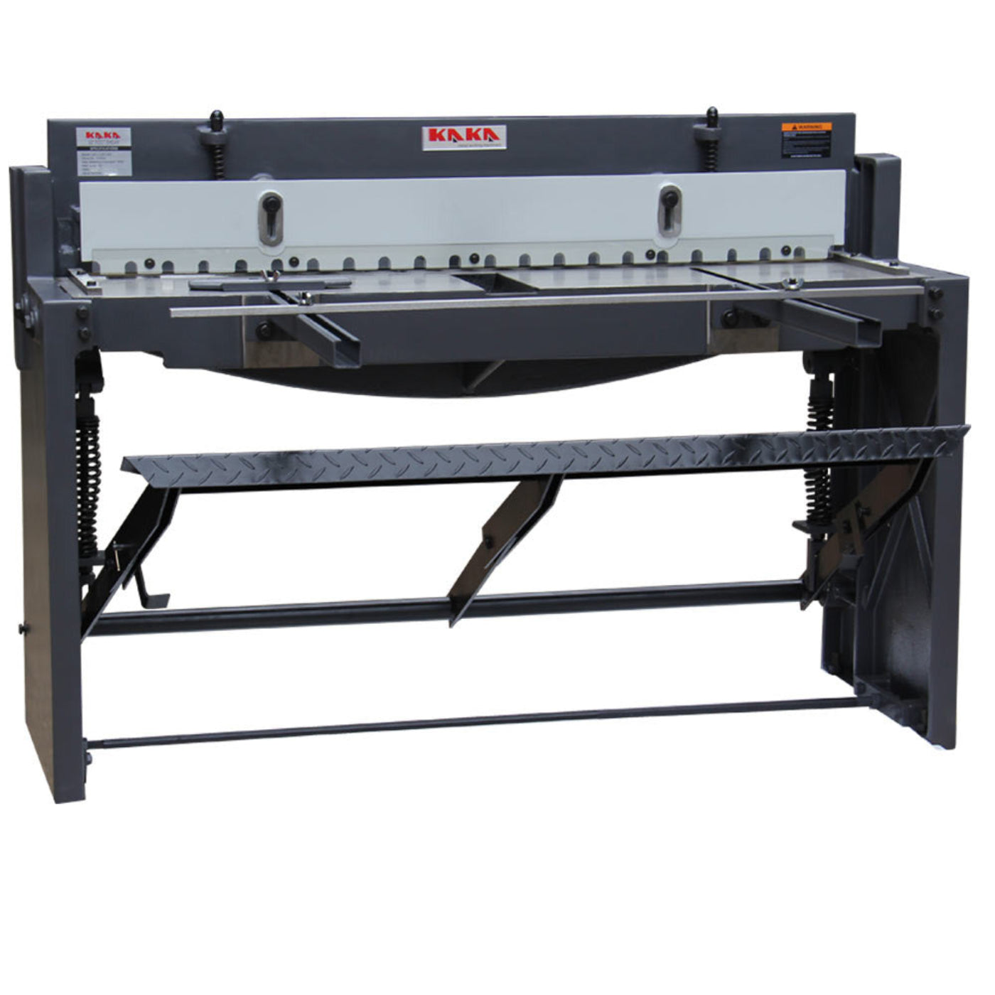 KAKA INDUSTRIAL 52 Inch Stomp Shear Machine - Industrial Metal Shears for Cutting Sheet Metal, 16 Gauge Steel Capacity, Foot Pedal Operation, Q01-5216 - 172002