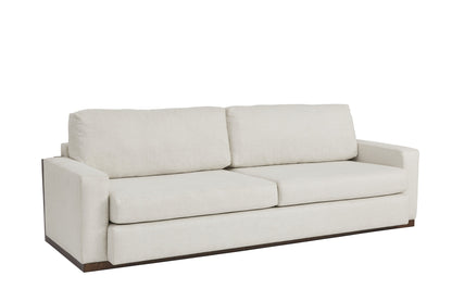 Modway Furniture Turner Sofa - Elegant Transitional Design in Rich Brown Finish for Timeless Living Room Comfort