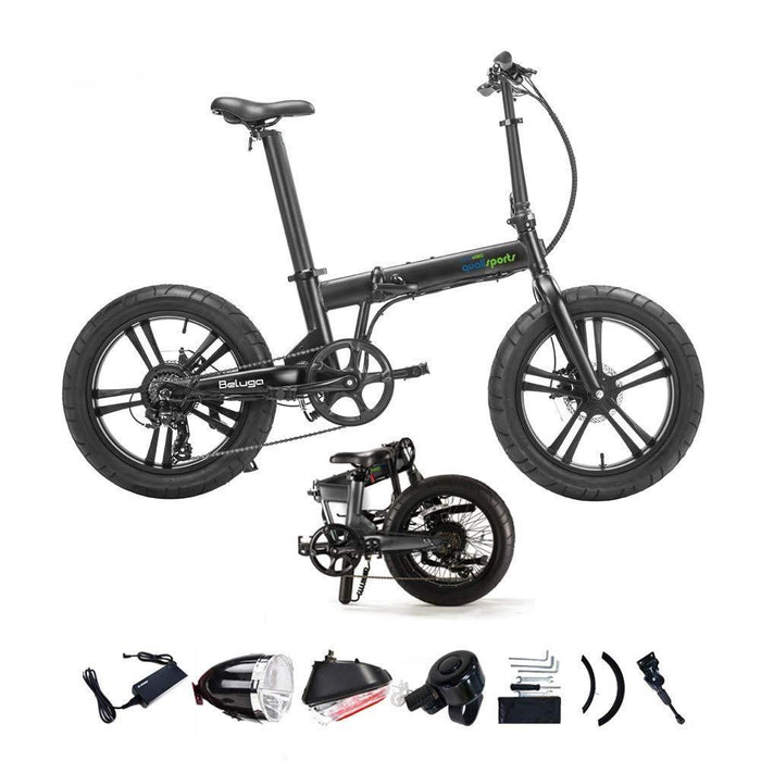 QualiSports Qualibike Beluga 48V/10.5Ah 500W Folding Electric Bike