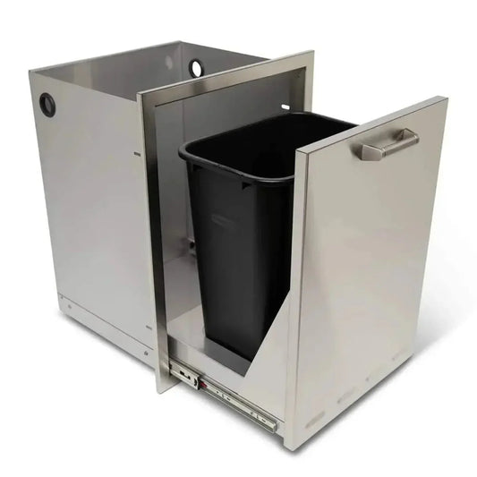 Quivira 20 Inch Rollout Propane/Trash Drawer with One Trash Can - 12039565