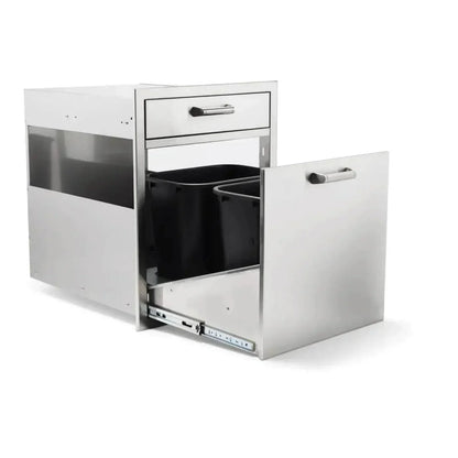 Quivira Trash and Recycle Rollout with Single Drawer - 12025667