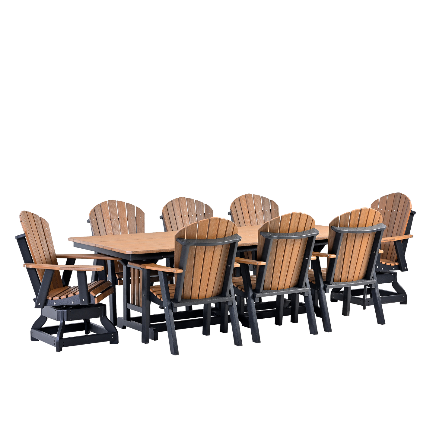 QW Amish Adirondack 44x96 Table (Select Height) - 121L-RHT4496
