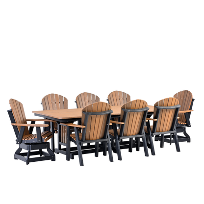 QW Amish Adirondack 44x96 Table (Select Height) - 121L-RHT4496