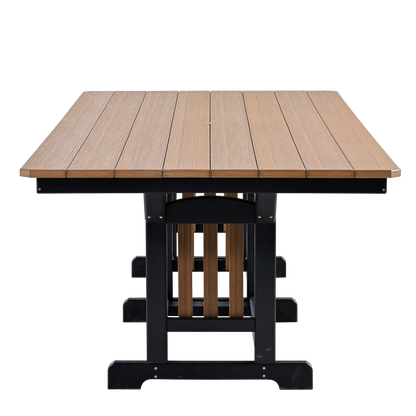 QW Amish Adirondack 44x96 Table (Select Height) - 121L-RHT4496