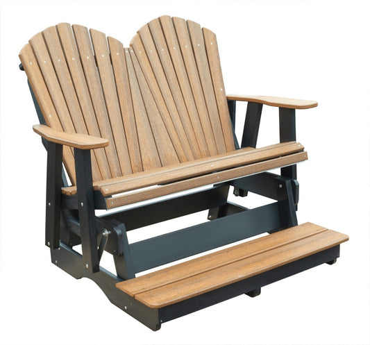 QW Amish Adirondack 4ft Counter Height Double Glider - 121L-AHBG4800CH