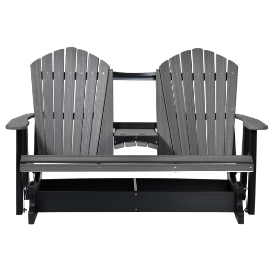QW Amish Adirondack 5ft Glider with Folding Tray - 121L-AHBGS6000