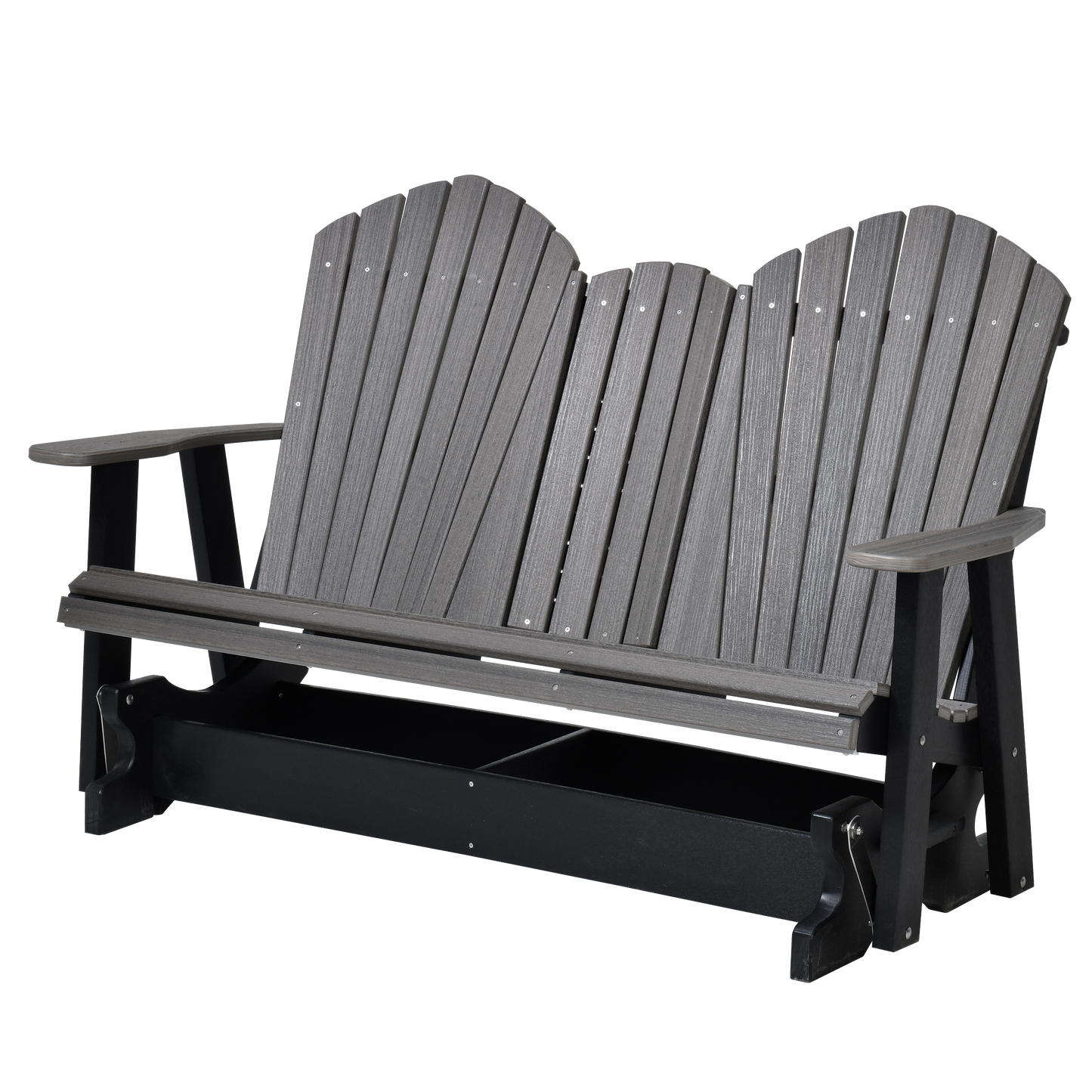 QW Amish Adirondack 5ft Glider with Folding Tray - 121L-AHBGS6000