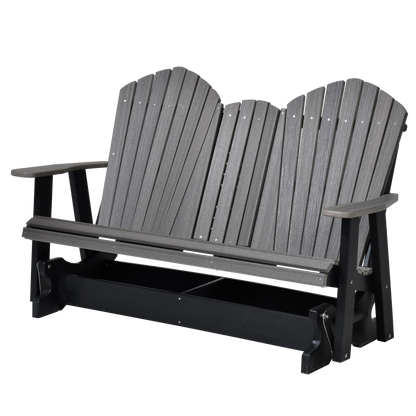 QW Amish Adirondack 5ft Glider with Folding Tray - 121L-AHBGS6000