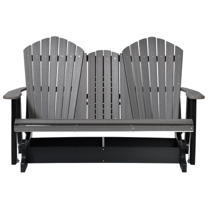 QW Amish Adirondack 5ft Glider with Folding Tray - 121L-AHBGS6000