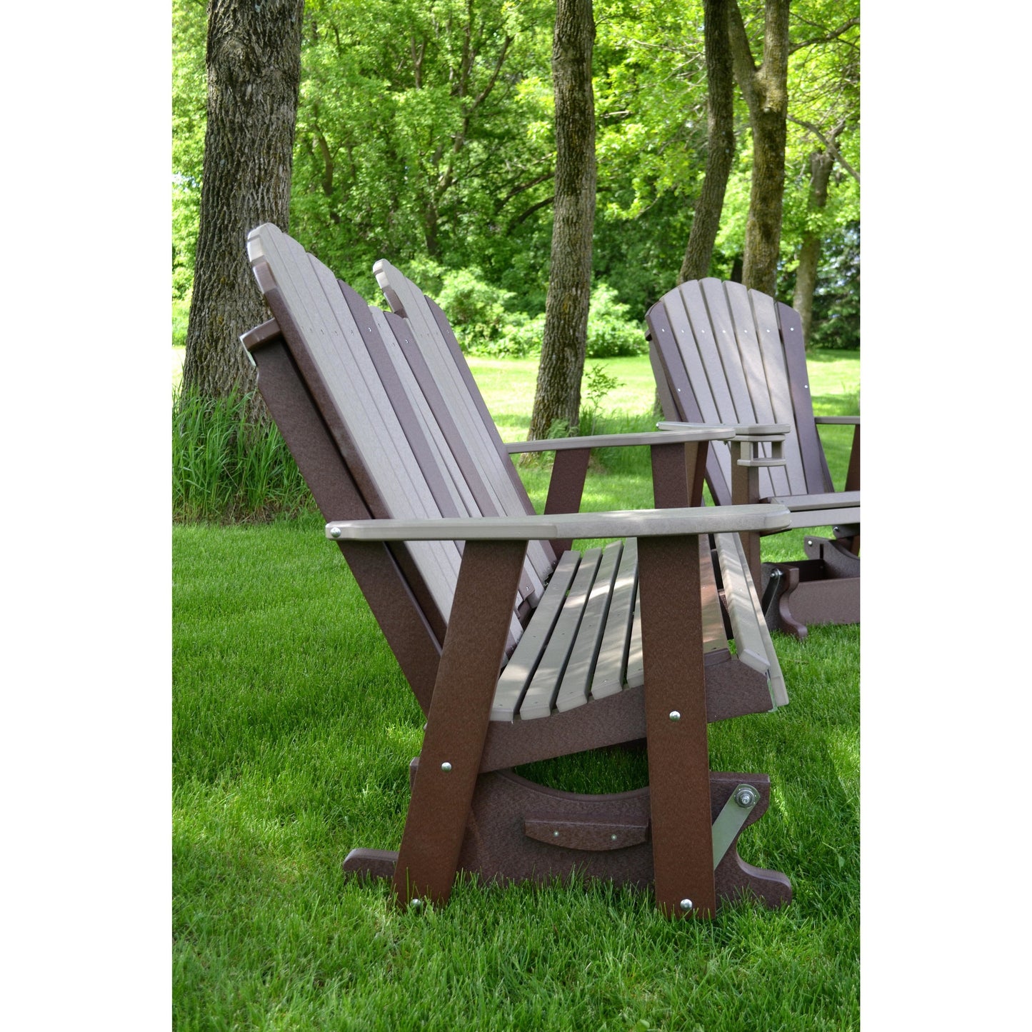 QW Amish Adirondack 5ft Glider with Folding Tray - 121L-AHBGS6000
