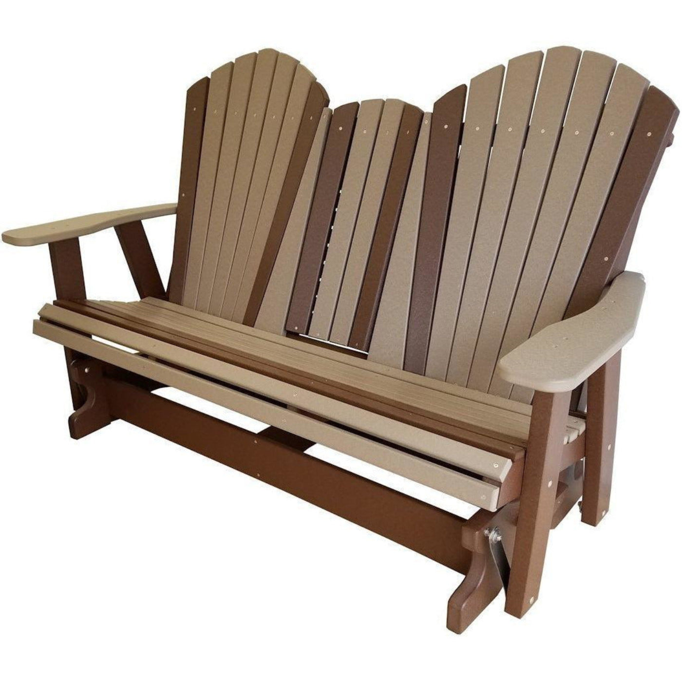 QW Amish Adirondack 5ft Glider with Folding Tray - 121L-AHBGS6000