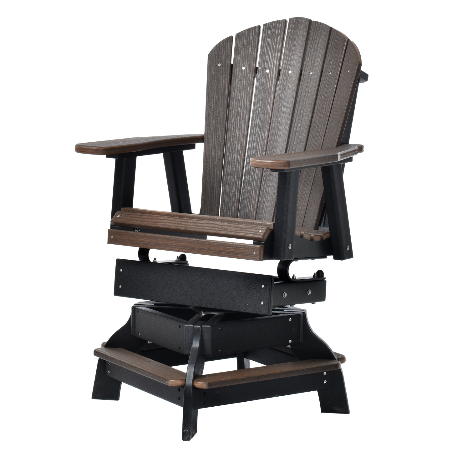 QW Amish Adirondack Swivel Counter Chair w/ Spring - 121L-ADIRCCS-SPR