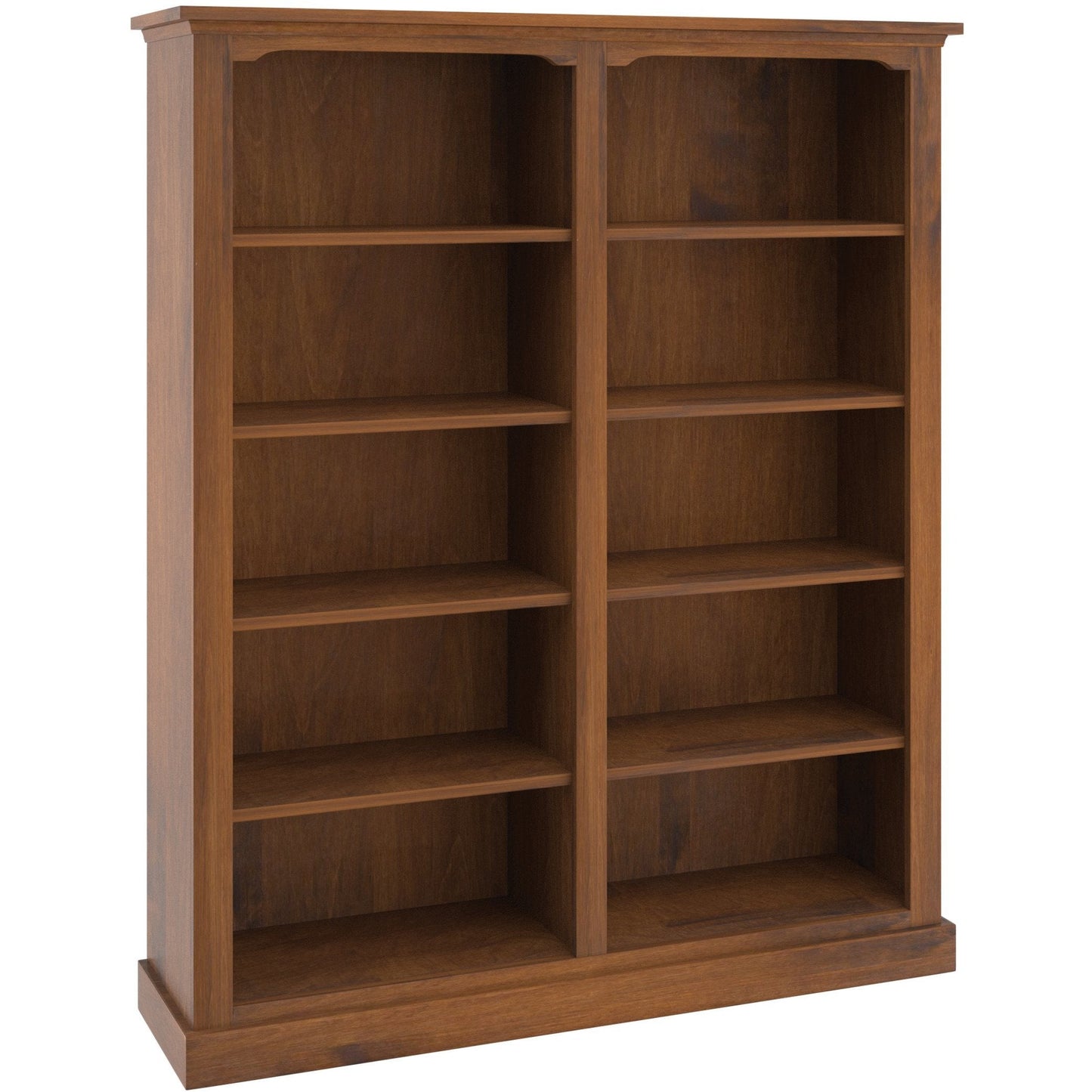 QW Amish Aspen 48"W Bookcase (choose your height) - 870K-HD-21