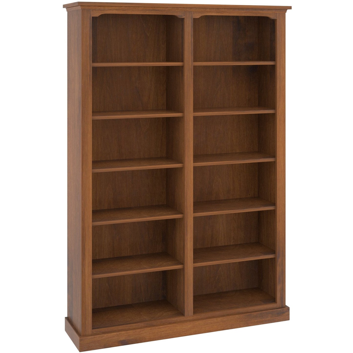 QW Amish Aspen 48"W Bookcase (choose your height) - 870K-HD-21