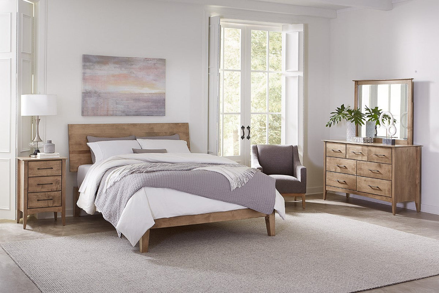 QW Amish Atlantic 4pc Set - 105R-933T-ATLANTIC-4PC-Q