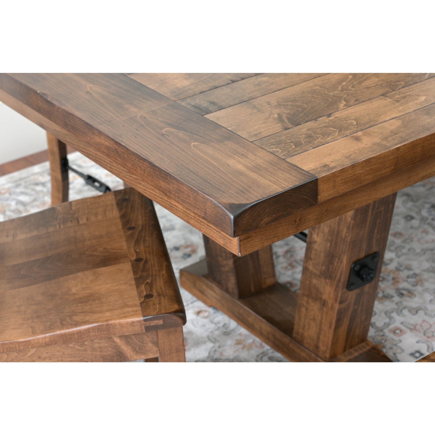QW Amish Bayfield Plank Table - 371Y-BAYFIELD
