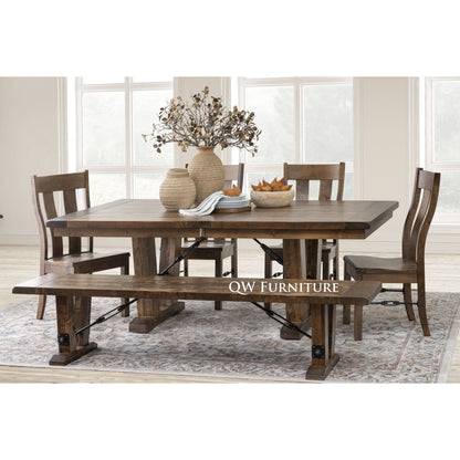 QW Amish Bayfield Plank Table - 371Y-BAYFIELD