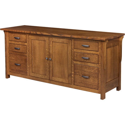 QW Amish Boston Credenza - 126N-BOC7222-D2