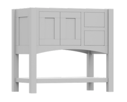 QW Amish Brookville Vanity (Select Size) - 396M-BV-V24