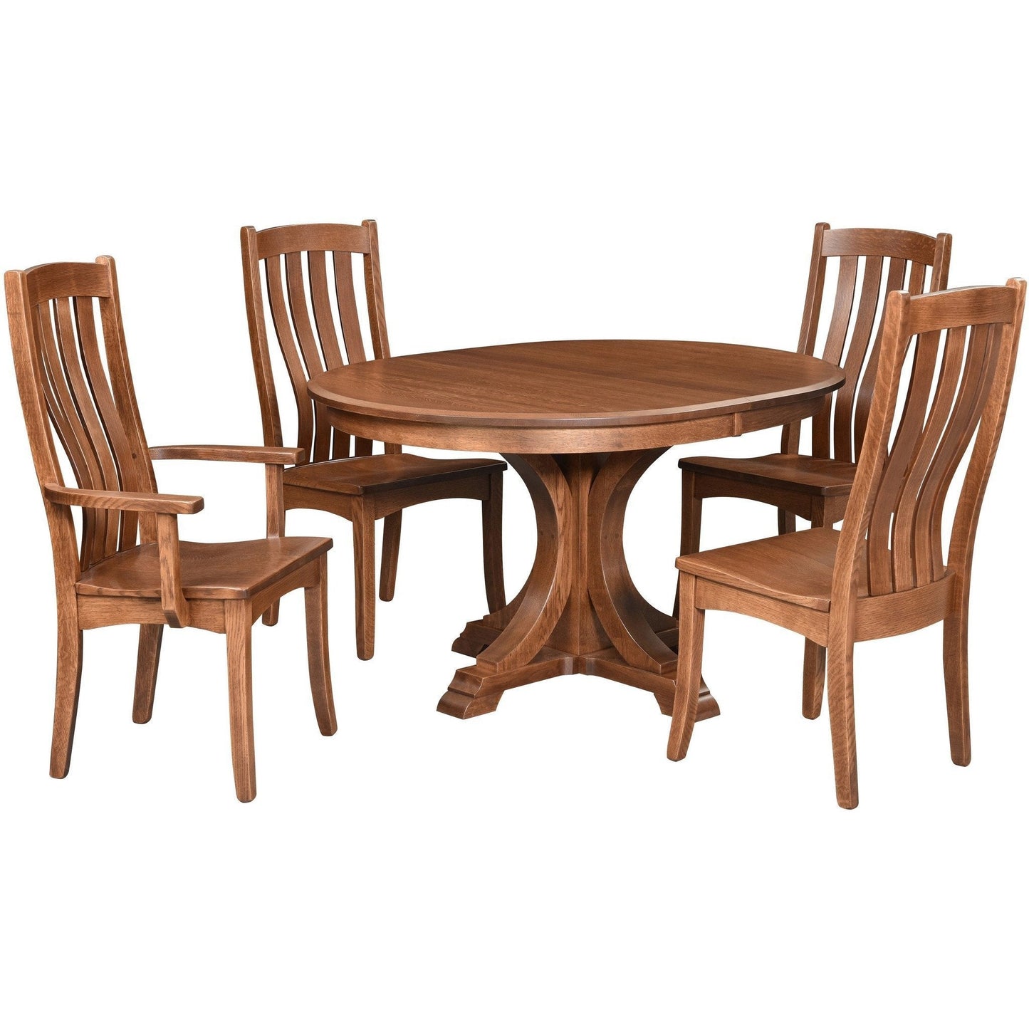QW Amish Buckeye Table - 118K-BUCKEYE