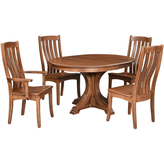 QW Amish Buckeye Table - 118K-BUCKEYE