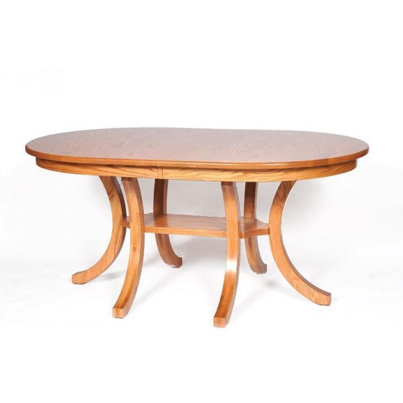 QW Amish Carlisle Double Pedestal Table - 614S-CARLISLE-DBL