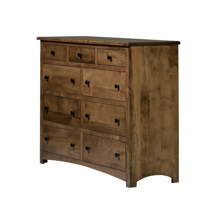 QW Amish Charlotte High Dresser w/ Optional Mirror - 857W-CL-311-DR
