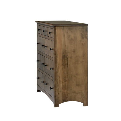 QW Amish Charlotte High Dresser w/ Optional Mirror - 857W-CL-311-DR