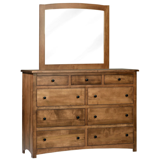 QW Amish Charlotte High Dresser w/ Optional Mirror - 857W-CL-311-DR