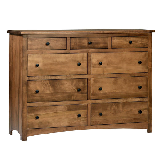 QW Amish Charlotte High Dresser w/ Optional Mirror - 857W-CL-311-DR
