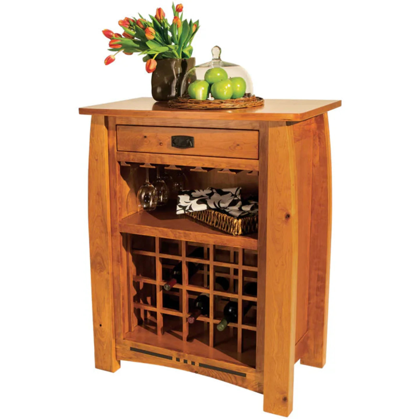 QW Amish Colebrook Wine Cabinet - 810C-COW3543