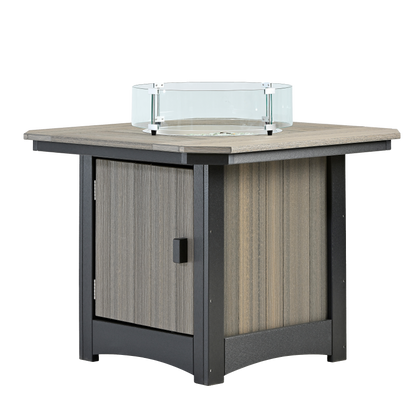 QW Amish Contempo 5pc Counter Fire Table Set - 121L-FPC3644|4-CONTCCS