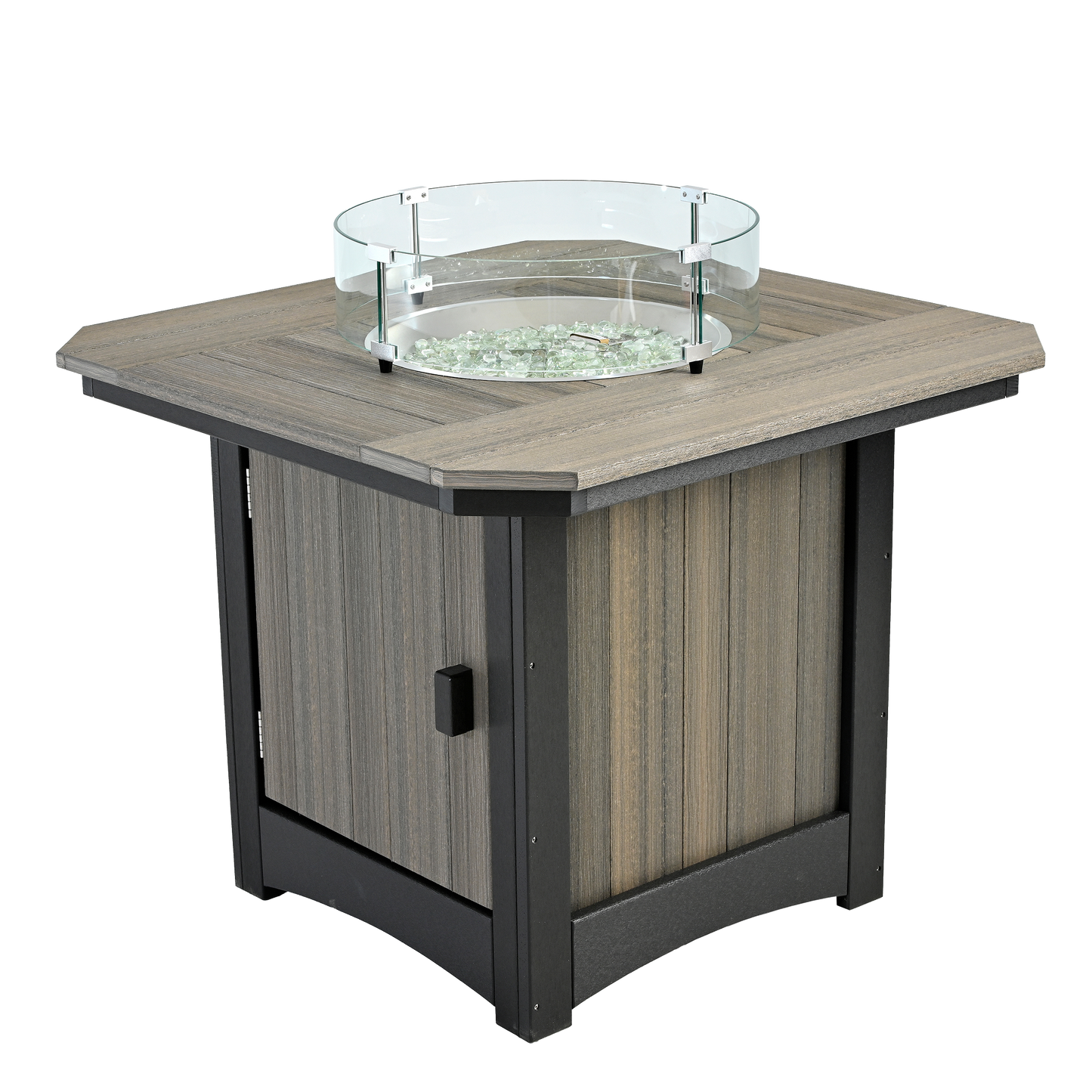 QW Amish Contempo 5pc Counter Fire Table Set - 121L-FPC3644|4-CONTCCS