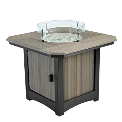 QW Amish Contempo 5pc Counter Fire Table Set - 121L-FPC3644|4-CONTCCS