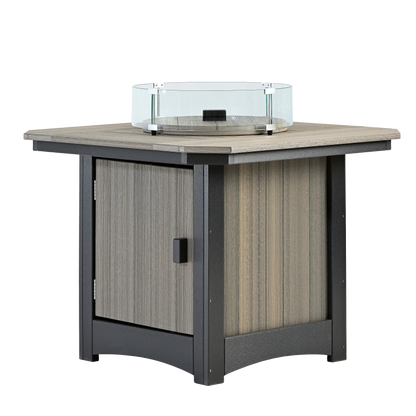 QW Amish Contempo 5pc Counter Fire Table Set - 121L-FPC3644|4-CONTCCS