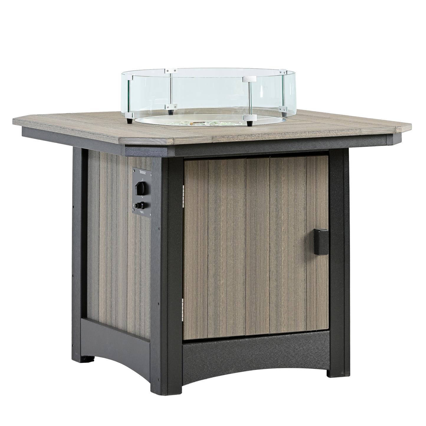 QW Amish Contempo 5pc Counter Fire Table Set - 121L-FPC3644|4-CONTCCS