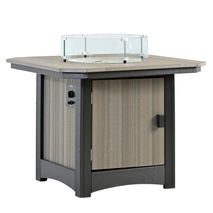 QW Amish Contempo 5pc Counter Fire Table Set - 121L-FPC3644|4-CONTCCS