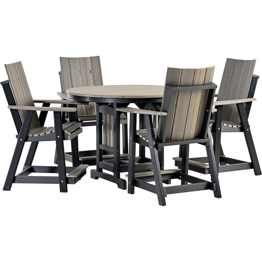 QW Amish Contempo 5pc Round Counter Set - 121L-RCT0048|4-CONTCDC