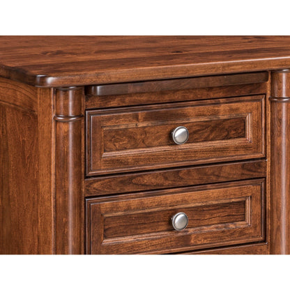QW Amish Covington U-Shape Desk with Optional Hutch - 126N-CUSD