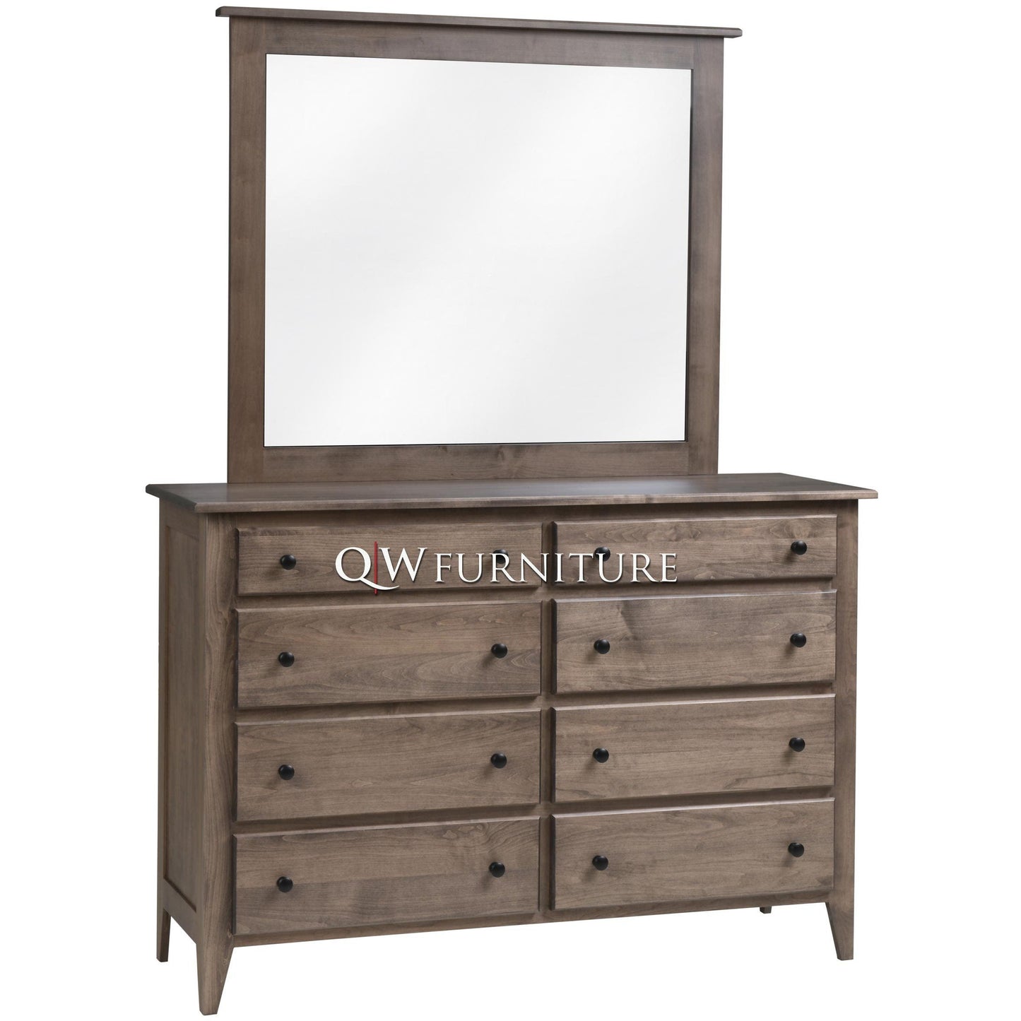 QW Amish Dallas 5pc Set - 857W-DAL-511QN-322-411-211-111