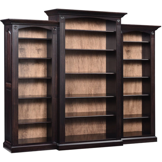 QW Amish Deluxe Bookcase 3pc Set - 202L-GO-3103