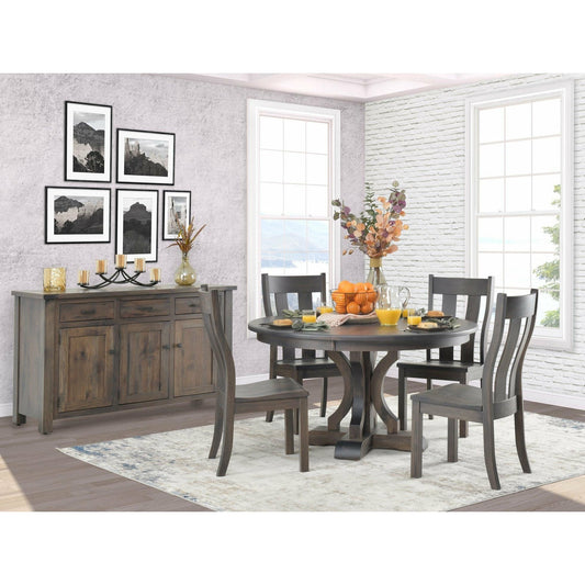 QW Amish Franklin Round Table - 115T-FRANKLIN-ROUND-1-1/4
