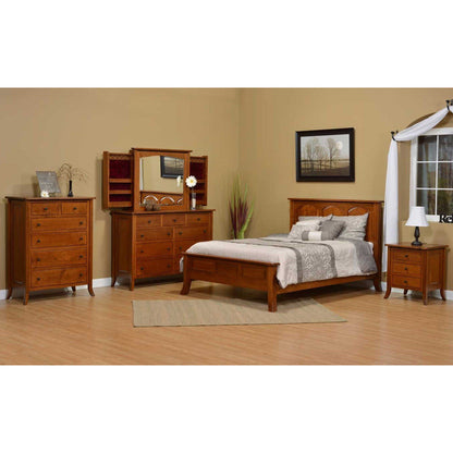 QW Amish Galveston Bed - 208L-459