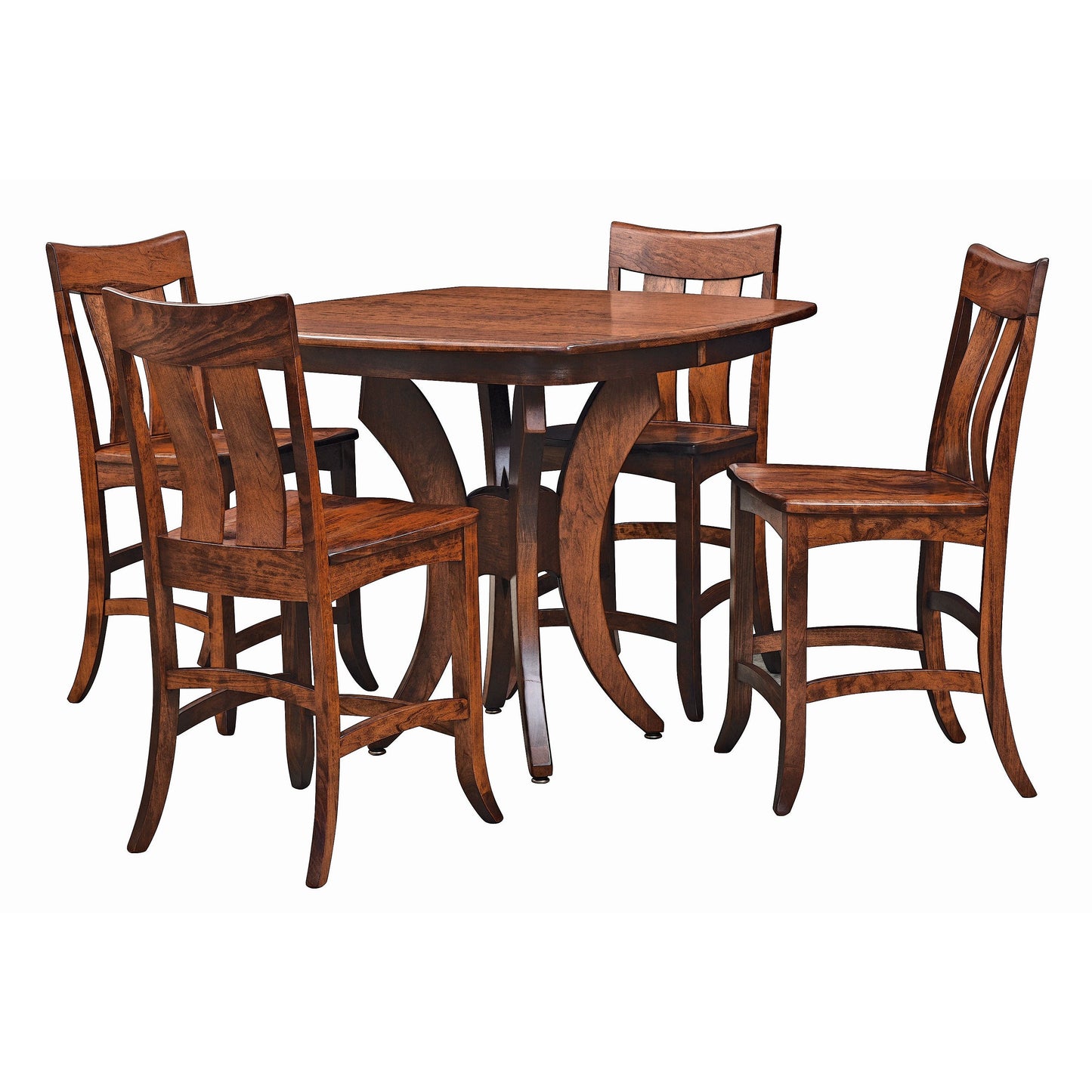 QW Amish Galveston Pub Table - 371Y-GALVESTON-36H