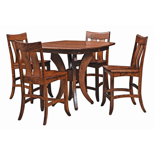 QW Amish Galveston Pub Table - 371Y-GALVESTON-36H