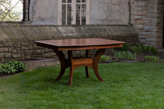 QW Amish Galveston Single Pedestal Table - 371Y-GALVESTONSGL